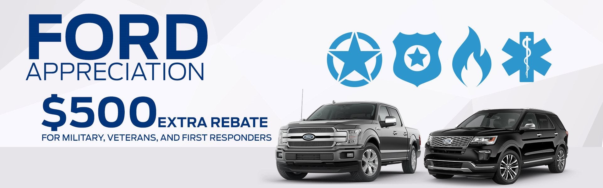 Ford appreciation for first responders